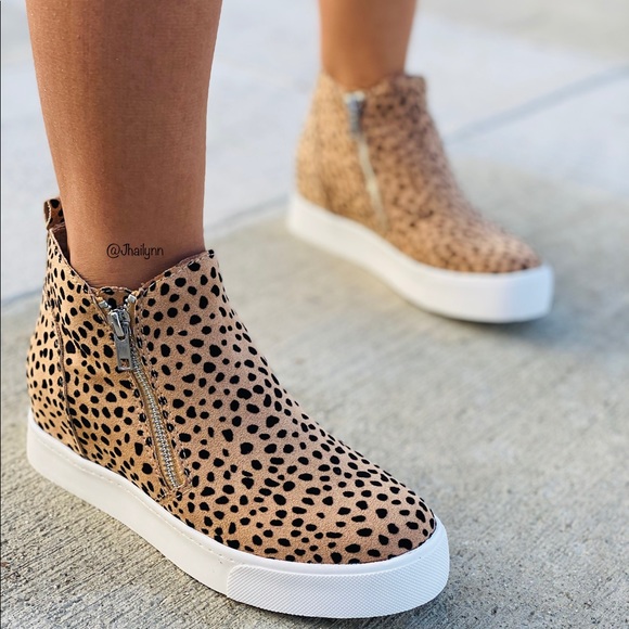 Leopard print Wedge sneaker - Picture 6 of 8